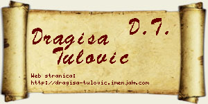 Dragiša Tulović vizit kartica